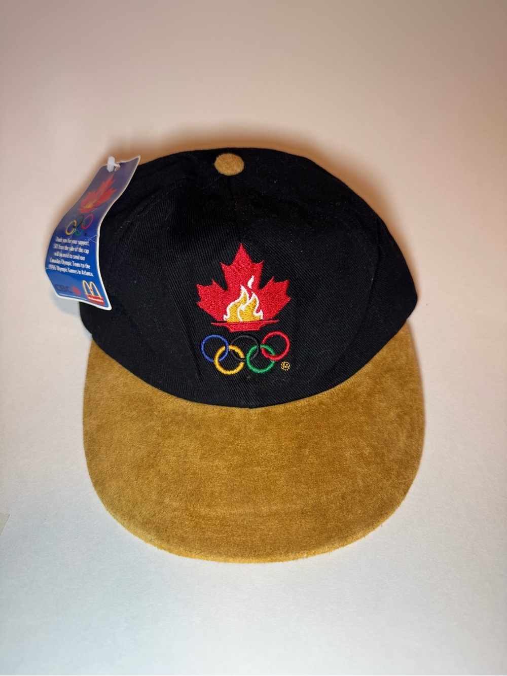 Vintage Atlanta McDonalds Strapback Hat / 1996 / New With Tags